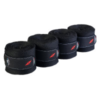 Ruhebandagen Zandona Air Mesh 4er-Set Schwarz Ruhebandagen Zandona Air Mesh 4er-Set Schwarz