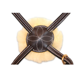 Mexikanisches Reithalfter mit Ziernähten HFI