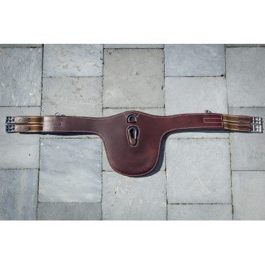 Gurtzügel Chetak Leder HFI Master mit Karabiner Schwarz