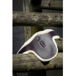 Gurt HFI Master Leder / Lammfell Schwarz