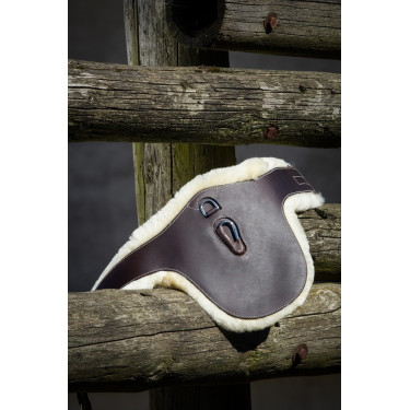 Gurt HFI Master Leder / Lammfell Schwarz