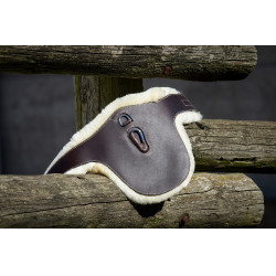 Gurt HFI Master Leder / Lammfell Schwarz