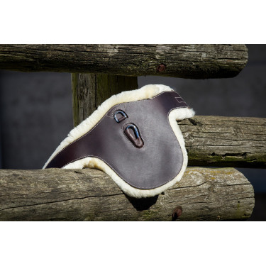 Gurt HFI Master Leder / Lammfell Schwarz