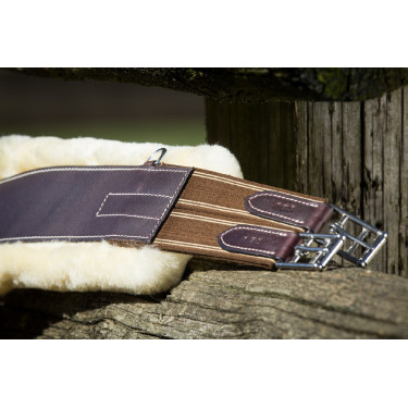 Gurt HFI Master Leder / Lammfell Schwarz