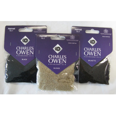 Reithaarnetze Charles Owen 2er-Pack – unter Helm fix