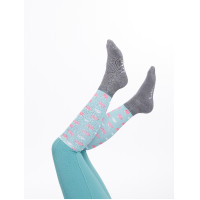 LeMieux Footsie Socken Fliegendes Schwein Blau