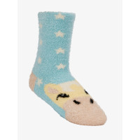 LeMieux Mini Fluffy Character Socken Chancer Braun