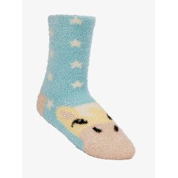 LeMieux Mini Fluffy Character Socken Zitrone Gelb