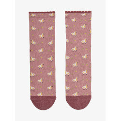 Mini LeMieux Fluffy Character Socken im 2er-Pack Zitrone Gelb