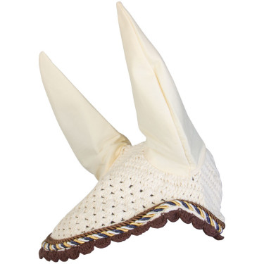 Fliegenhaube Imperial Riding Italy de Luxe Brauner Champagner Beige