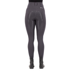 Reitleggings HV Polo Luci FullGrip Anthrazit Grau