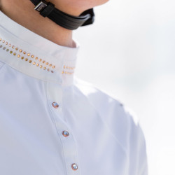 Wettkampf-Poloshirt Euro-Star Estrella Optisches Weiß Weiß Wettkampf-Poloshirt Euro-Star Estrella Optisches Weiß Weiß