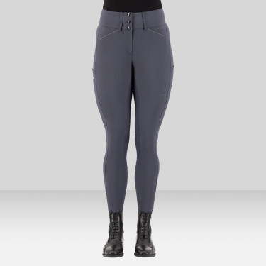 Reithose Euro-Star Aurelia Grip Connect Full Magnet Grau