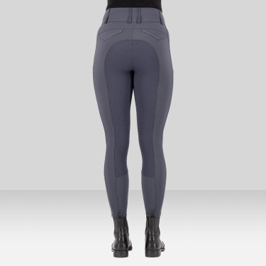 Reithose Euro-Star Aurelia Grip Connect Full Magnet Grau