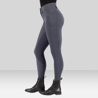 Reithose Euro-Star Aurelia Grip Connect Full Magnet Grau