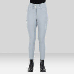 Reithose Euro-Star Aurelia Grip Connect Full Wolke Weiß