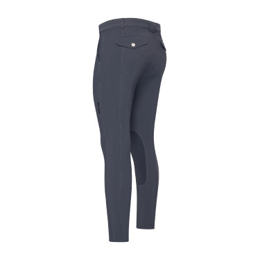 Reithose Euro-star Gabriel Grip Connect Knee Magnetgrau