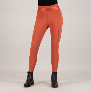Reitleggings Euro-Star Impress FullGrip Dunkles Cinna Orange Reitleggings Euro-Star Impress FullGrip Dunkles Cinna Orange