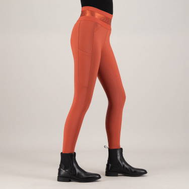Reitleggings Euro-Star Impress FullGrip Dunkles Cinna Orange Reitleggings Euro-Star Impress FullGrip Dunkles Cinna Orange