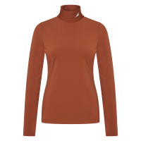 Rollkragenpullover Euro-Star Sofia Dunkles Cinna Orange