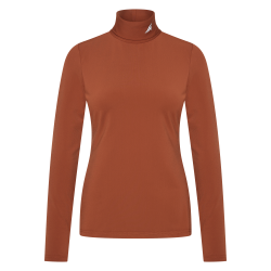 Rollkragenpullover Euro-Star Sofia Dunkles Cinna Orange Rollkragenpullover Euro-Star Sofia Dunkles Cinna Orange