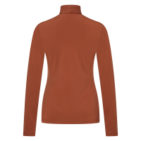 Rollkragenpullover Euro-Star Sofia Dunkles Cinna Orange