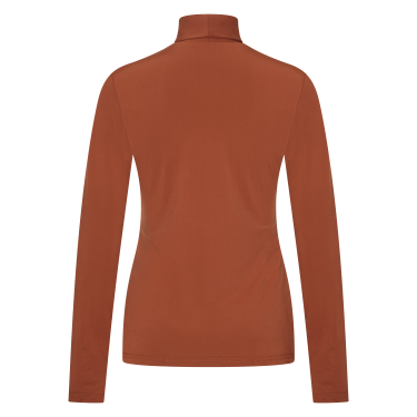 Rollkragenpullover Euro-Star Sofia Dunkles Cinna Orange Rollkragenpullover Euro-Star Sofia Dunkles Cinna Orange