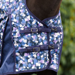 Paddock-Decke Imperial Riding Pandora 0gr Lovefetti dunkel Motive