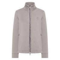 Tech-Cardigan Imperial Riding Izzy Sun KIDS Holzkohle Grau