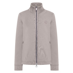 Tech-Cardigan Imperial Riding Izzy Sun KIDS Holzkohle Grau