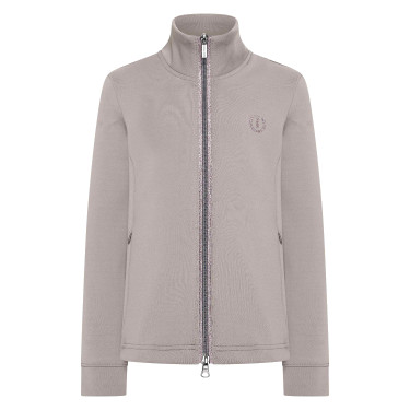 Tech-Cardigan Imperial Riding Izzy Sun KIDS Holzkohle Grau