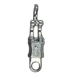 Panik-Karabiner mit rundem Auge 20 mm fest Panik-Karabiner mit rundem Auge 20 mm fest