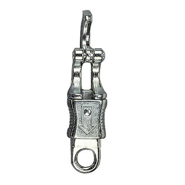 Panik-Karabiner mit rundem Auge 20 mm fest Panik-Karabiner mit rundem Auge 20 mm fest