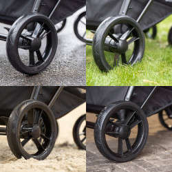 Faltbarer Satteltrolley Imperial Riding Carry Light Marine / Schokolade