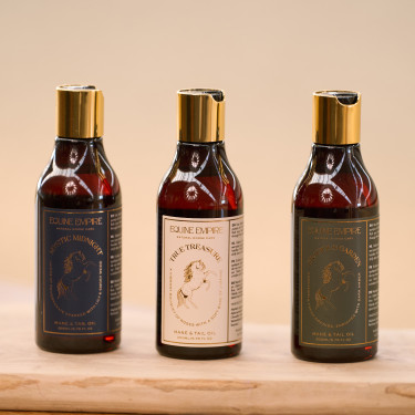 Equine Empire Öl Schweif und Mähne Imperial Riding Salbeigrün Gr&uuml;n