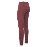 Reitleggings Euro-Star Breez Fashion FullGrip Damen Dunkelrote Wangen Rosa