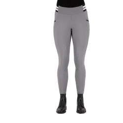 HV Polo Estrella Reitleggings FullGrip Damen Zinkgrau