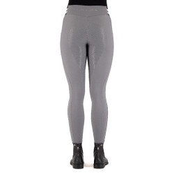HV Polo Estrella Reitleggings FullGrip Damen Zinkgrau