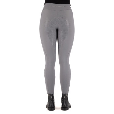 HV Polo Estrella Reitleggings FullGrip Damen Zinkgrau