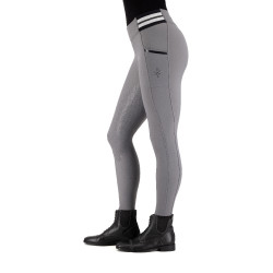 HV Polo Estrella Reitleggings FullGrip Damen Zinkgrau