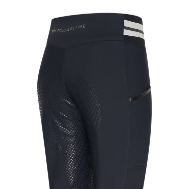 HV Polo Estrella Reitleggings FullGrip Damen Schwarz