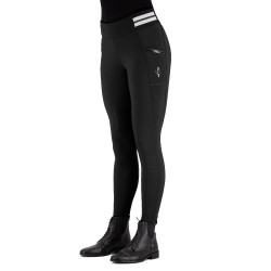 HV Polo Estrella Reitleggings FullGrip Damen Schwarz