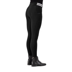HV Polo Estrella Reitleggings FullGrip Damen Schwarz