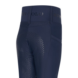 Reitleggings HV Polo Favourite FullGrip Kinder Marine Marineblau