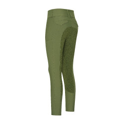 Reithose Euro-Star Aurelia Therma Connect Full Grip Damen Olive Gr&amp;amp;amp;uuml;n