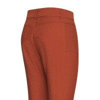 Reithose Euro-Star Empress FullGrip Dunkles Cinna Orange