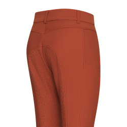 Reithose Euro-Star Empress FullGrip Dunkles Cinna Orange