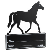 Boxschild Silhouette eines...