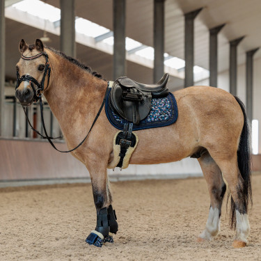Satteldecke Imperial Riding Petit Lovefetti dunkel Motive