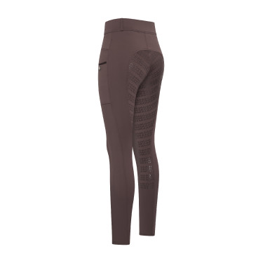 Reitleggings Imperial Riding Tamara FullGrip Damen Marmor Grau